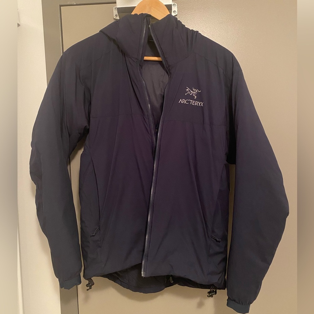Mens Arcteryx Atom AR Hoody Insulated Jacket Kingfisher Blue Fullzip Extra Small